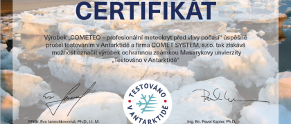 COMETEO - Testováno v Antarktidě